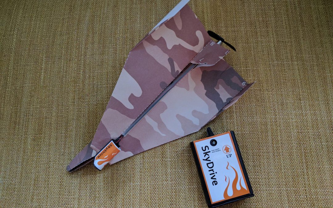Day 90: Powered paper aeroplanes